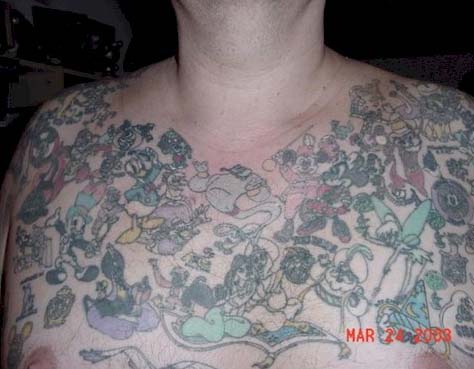 white trash tattoo. are disney tattoos white trash